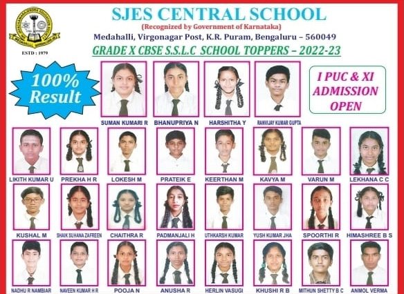 SJES Central Primary upto Grade 12 School in Bangalore, Best CBSE School in Bangalore Admission Open for Academic Year